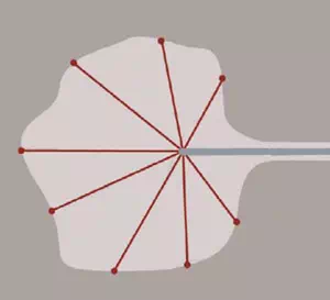 C-ALSによる地下空洞調査の概要図